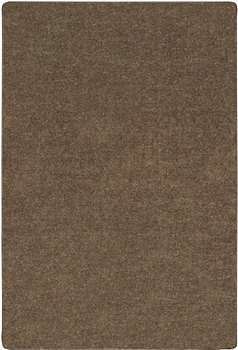 Mt St Helens Solids Mocha Rectangle 6'x9' Carpet, Rugs For Kids