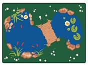 The Pond Rectangle 4'5"x5'10" Carpet, Rugs For Kids