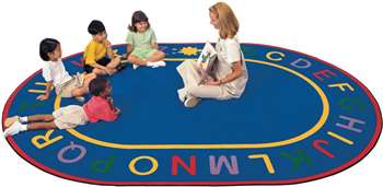 Alpha Rug Oval 8'3"x11'8" Carpet, Rugs For Kids