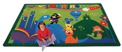 A World of Imagination Rectangle 3'10''x5'5" Carpet, Rugs For Kids