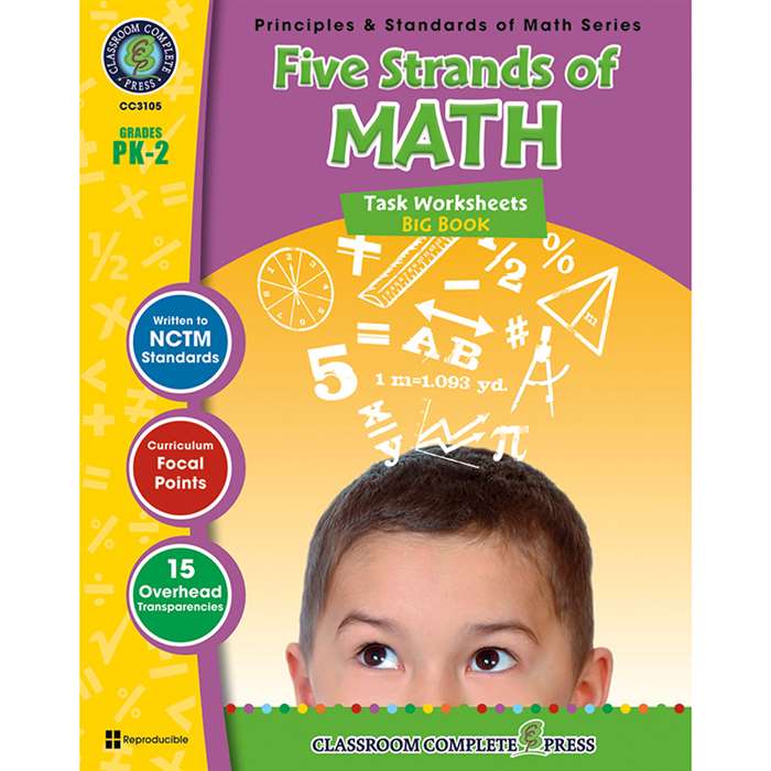 Five Strands Of Math Big Book Gr Pk-2 Principles & Standards Math By Classroom Complete