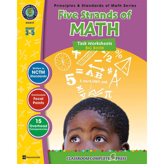 Five Strands Of Math Big Book Gr 3-5 Principles & Standards Of Math By Classroom Complete