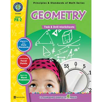 Gr Pk-2 Math Task & Drill Geometry, CCP3302