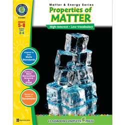 Matter & Energy Series Properties Of Matter By Classroom Complete