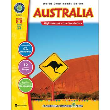 World Continents Series Australia By Classroom Complete