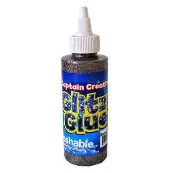 Captain Creative Rainbow Glitzy Glue 4 Oz, CCR2400