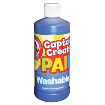 Captain Creative Blue 16Oz Washable Paint By Certified Color