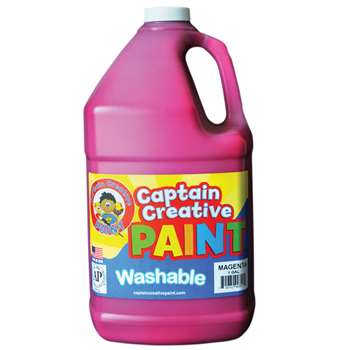 Captain Creative Magenta Gallon Washable Paint By Certified Color