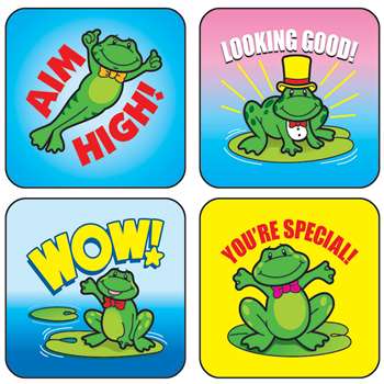 Stickers Frogs 120/Pk Acid & Lignin Free By Carson Dellosa