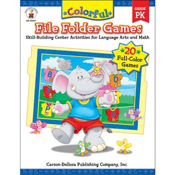 Colorful File Folder Games Grade Pk By Carson Dellosa