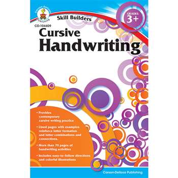 Skill Builders Cursive Handwriting By Carson Dellosa