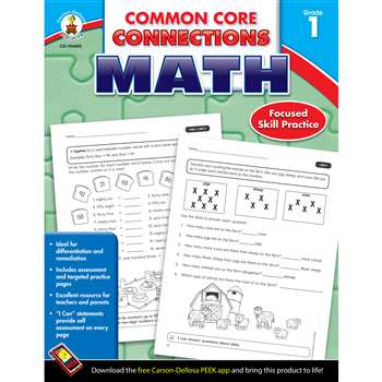 Shop Math Gr 1 Common Core Connections - Cd-104602 By Carson Dellosa