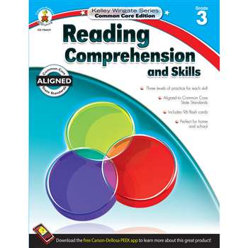 Shop Book 3 Reading Comprehension And Skills - Cd-104621 By Carson Dellosa