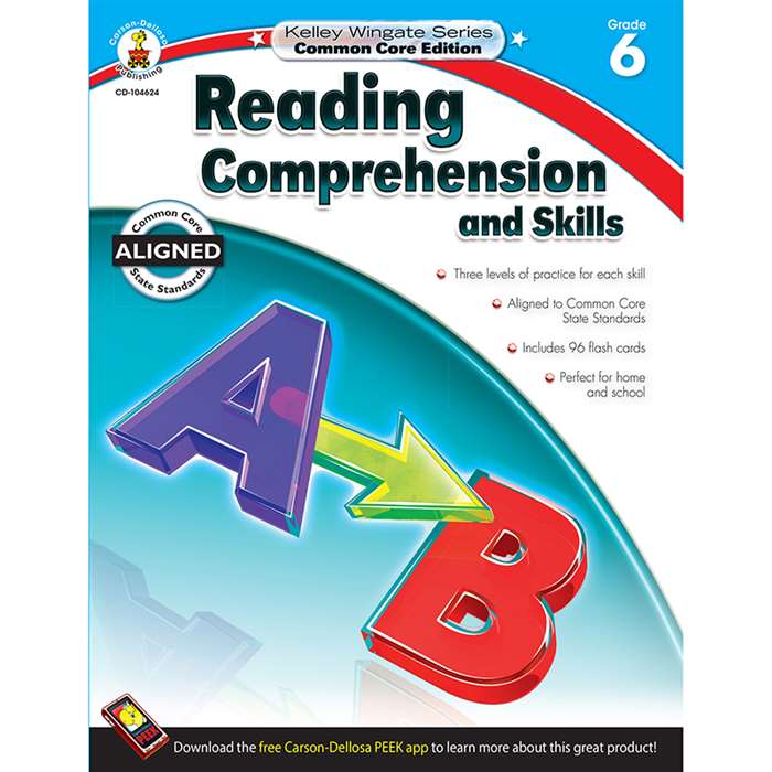 Shop Book 6 Reading Comprehension And Skills - Cd-104624 By Carson Dellosa