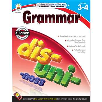 Shop Grammar Book Gr 3-4 - Cd-104634 By Carson Dellosa