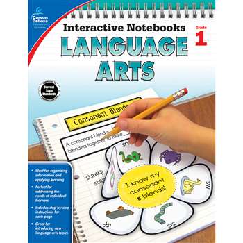 Interactive Notebooks Gr 1 Language Arts, CD-104652