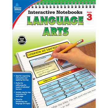 Interactive Notebooks Gr 3 Language Arts, CD-104654