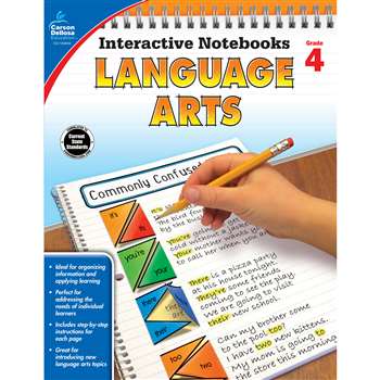 Interactive Notebooks Gr 4 Language Arts, CD-104655