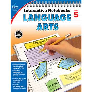 Interactive Notebooks Gr 5 Language Arts, CD-104656