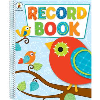 Boho Birds Record Book By Carson Dellosa