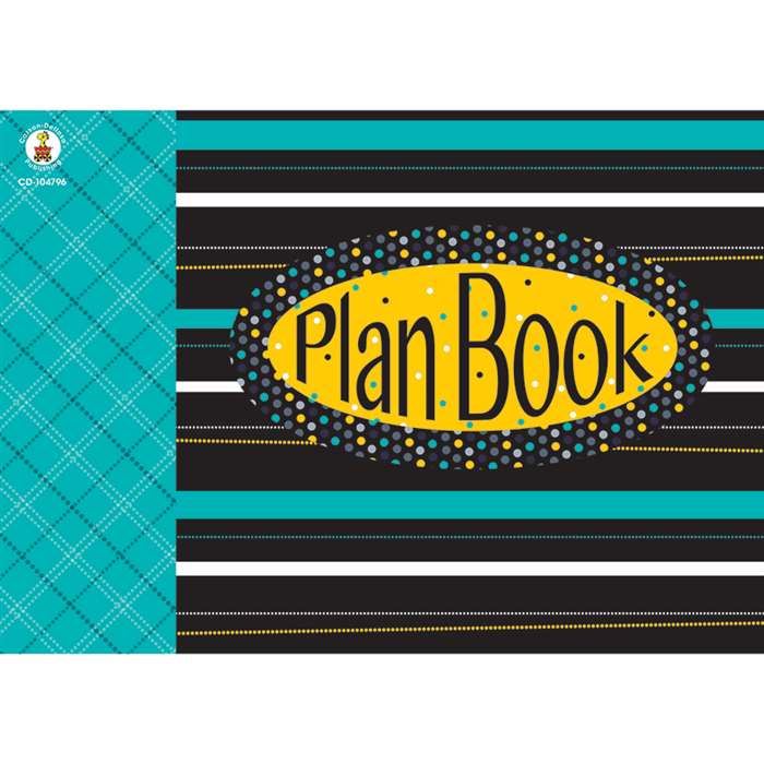 Black White & Bold Plan Book, CD-104796