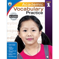 Academic Vocabulary Practice Gr 1, CD-104806