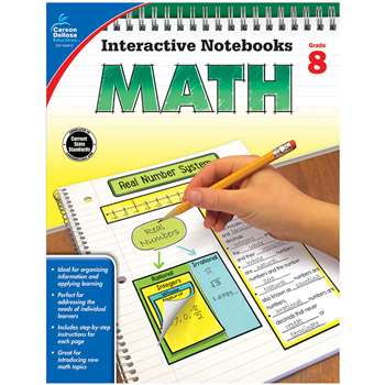 Interactive Notebooks Math Gr 8, CD-104912