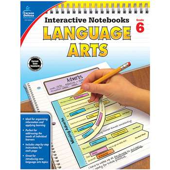 Interactive Notebooks Language Arts Gr 6, CD-104913