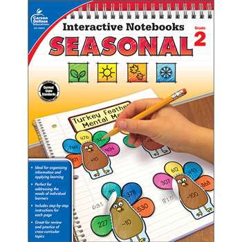 Interactive Notebooks Seasonal Gr 2, CD-105015