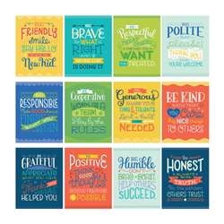 Mini Posters Postive Charctr Traits, CD-106010