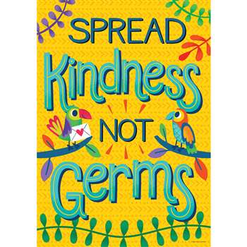 Spread Kindness Not Germs Poster One World, CD-106034