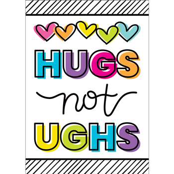 Kind Vibes Hugs Not Ughs Poster, CD-106041