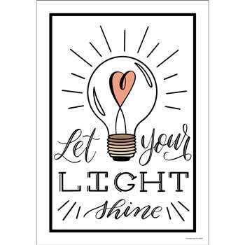Let Your Light Shine Poster Simply Stylish, CD-106049
