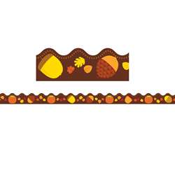 Acorns & Pumpkins Scalloped Border, CD-108223