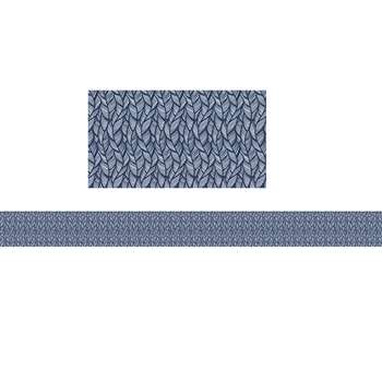 You-Nique Navy Feather Straight Borders, CD-108251