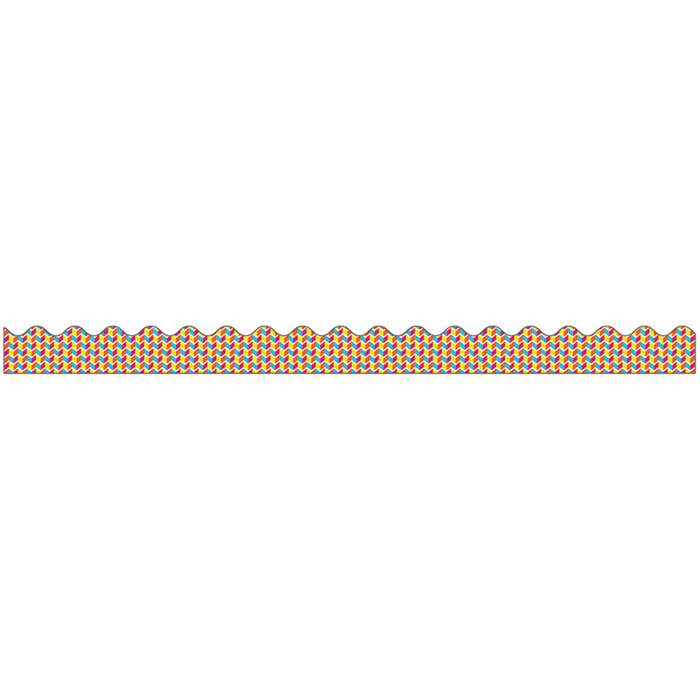 School Pop Geo Fun Scalloped Border, CD-108256