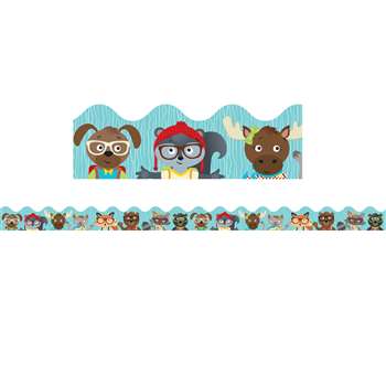 Hipster Pals Scalloped Borders, CD-108263