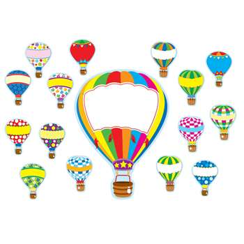 Hot Air Balloons Bulletin Board Set By Carson Dellosa