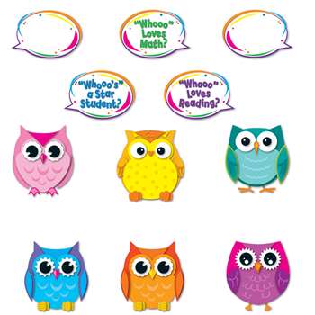 Colorful Owl Talkers By Carson Dellosa