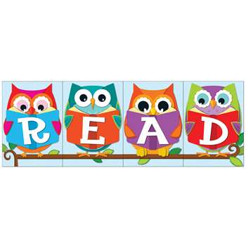 Whooo Loves Reading Bulletin Board Set By Carson Dellosa