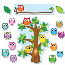 Colorful Owls Behavior Bulletin Board Set By Carson Dellosa