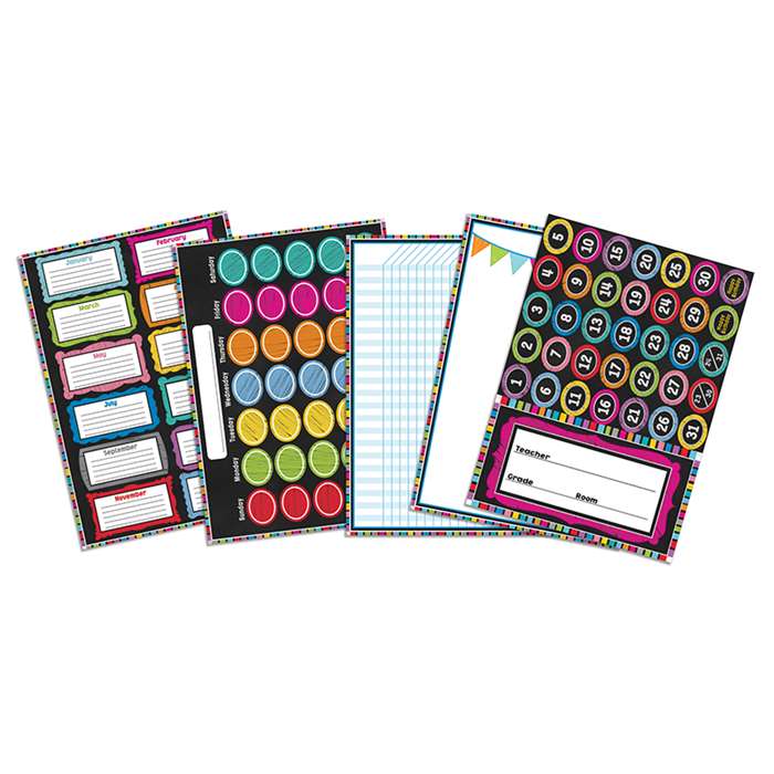 Colorful Chalkboard Bb Set, CD-110277