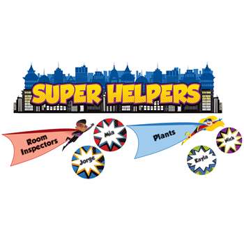 Super Power Super Helpers Bulletin Board Set, CD-110317