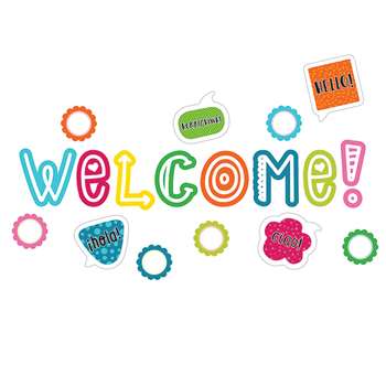 School Pop Welcome Bulletin Board Set, CD-110333