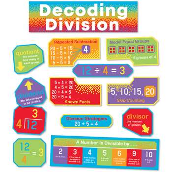 Decoding Division Mini Bulletin Board St, CD-110445