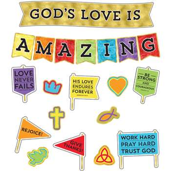 Gods Love Is Amazing Bulletin Board St, CD-110449