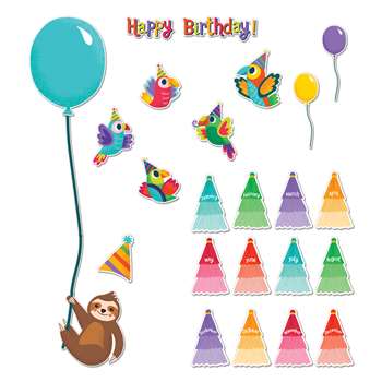 Birthday Mini Bulletin Board Set One World, CD-110490