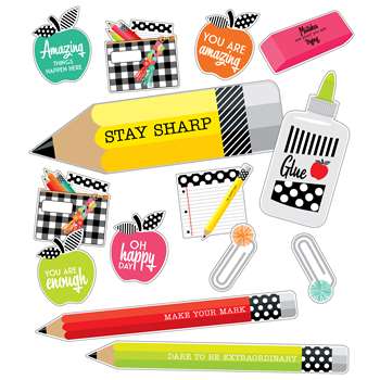 Brights Stylish Supplies Mini Bulletin Board St Bl, CD-110494