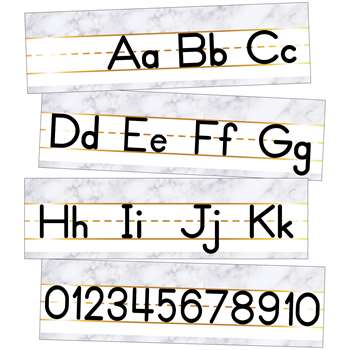 Alphabet Line Manuscript Mini Bulletin Board St Si, CD-110507