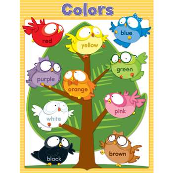 Owl Pals Colors Chartlet Gr Pk-1, CD-114122